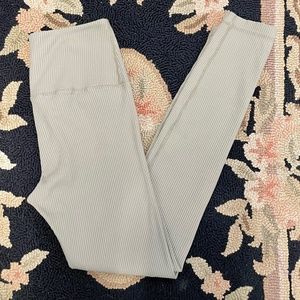 Tan + Lines ribbed high waist leggings